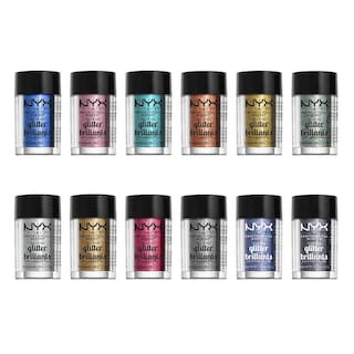 Foto 4 | Maquillaje Profesional Glitter Nyx Para Rostro Y Cuerpo, Color Verde Azulado - Venta Internacional.