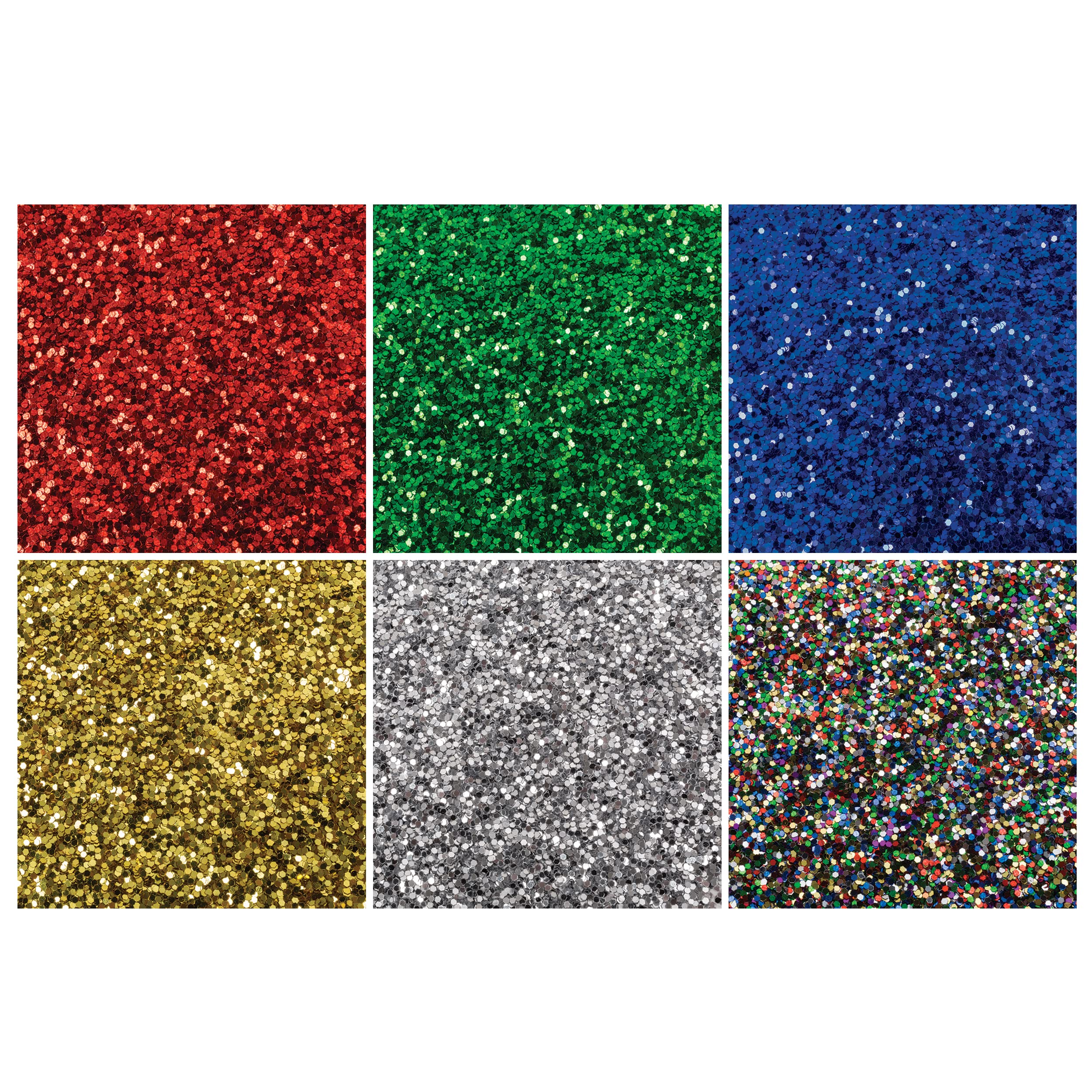Foto 2 | Set De Purpurina Spectra Arts & Crafts, 6 Colores Surtidos, 22 Ml X 12 - Venta Internacional.