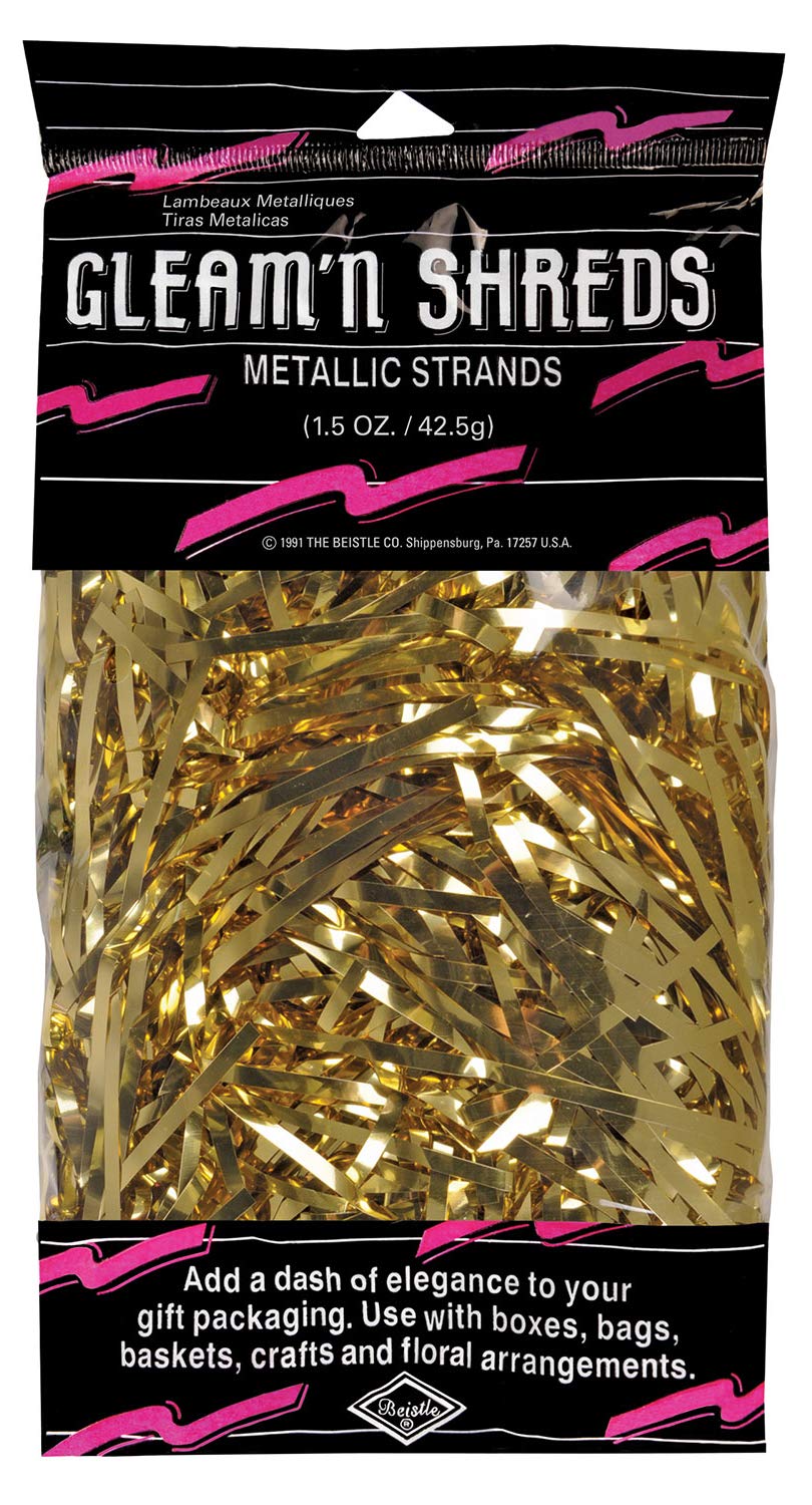 Foto 2 pulgar | Accesorio Para Fiestas Beistle Gleam 'n Shreds Metallic Hirds - Venta Internacional.