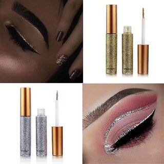 Foto 2 | Delineador De Ojos Huoguo 10 Colores Purpurina Líquido Diamante Brillante 5 G - Venta Internacional.