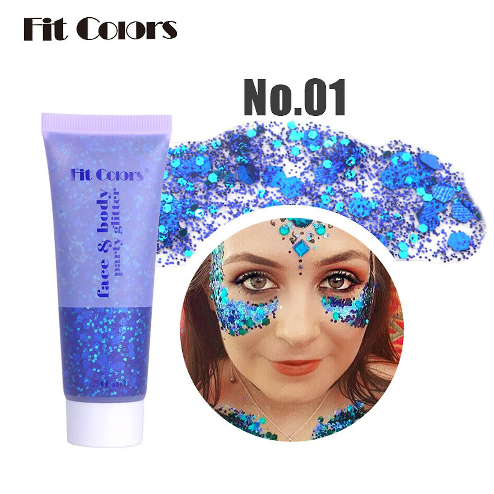 Foto 3 pulgar | Gel De Maquillaje Con Purpurina Huoguo Bright Polarized Para Rostro  Cuerpo Y Labios - Venta Internacional.