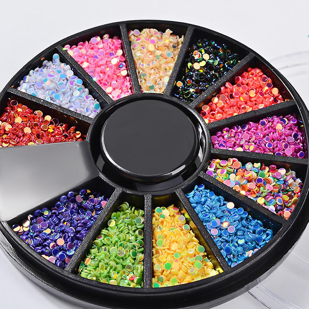 Foto 3 pulgar | Adhesivo Para Uñas  Lentejuelas  Diamantes  Puntas Deslumbrantes  Coloridos  Huoguo - Venta Internacional.