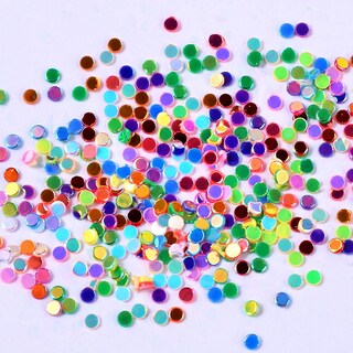 Foto 3 | Adhesivo Para Uñas Lentejuelas Diamantes Puntas Deslumbrantes Coloridos Huoguo - Venta Internacional.
