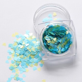 Foto 2 | Paillette Con Purpurina Para Decoración De Uñas 7 G Con Forma De Corazón Mixto Fino Huoguo - Venta Internacional.