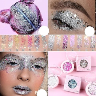 Foto 5 | Sombra De Ojos Y Vello Corporal Con Purpurina En Polvo 16 G - Huoguo - Venta Internacional.