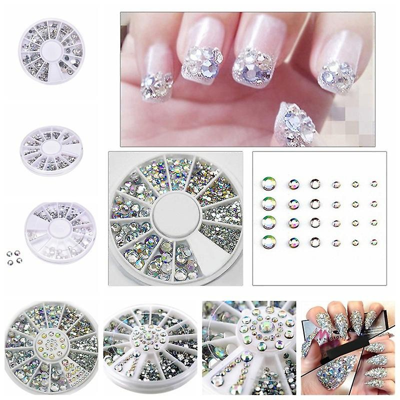 Foto 3 pulgar | Adhesivo Para Uñas  Lentejuelas  Diamantes  Puntas Deslumbrantes  Coloridos  Huoguo - Venta Internacional.