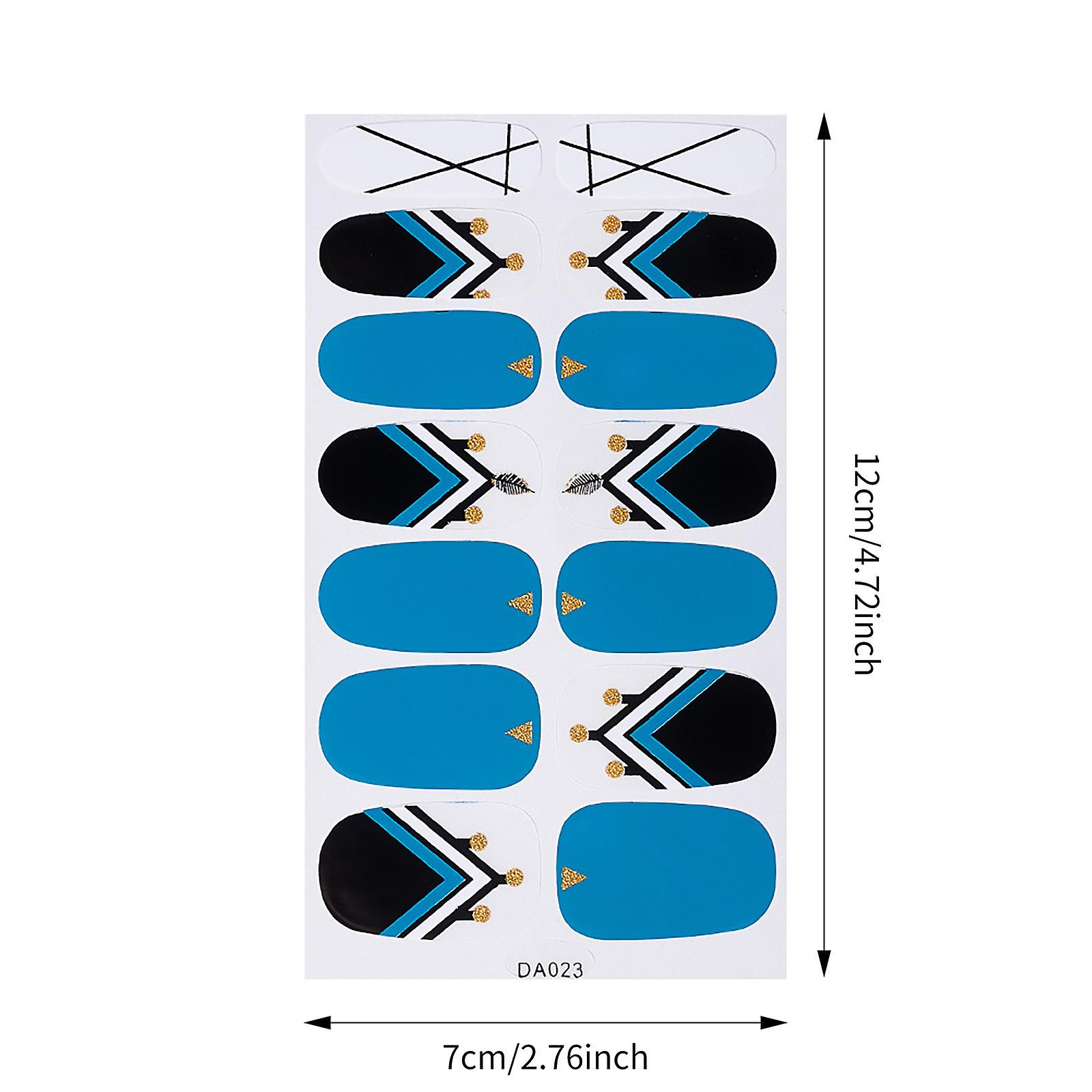 Foto 4 pulgar | Adhesivo Para Uñas Huoguo  Película De Esmalte De Uñas Impermeable  12 X 7 Cm - Venta Internacional.
