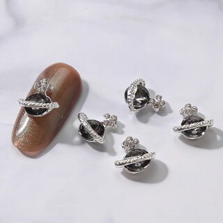 Foto 2 | Set De Joyas Para Uñas Alloy Planet Shiny Multicolor Con Diamo - Venta Internacional.