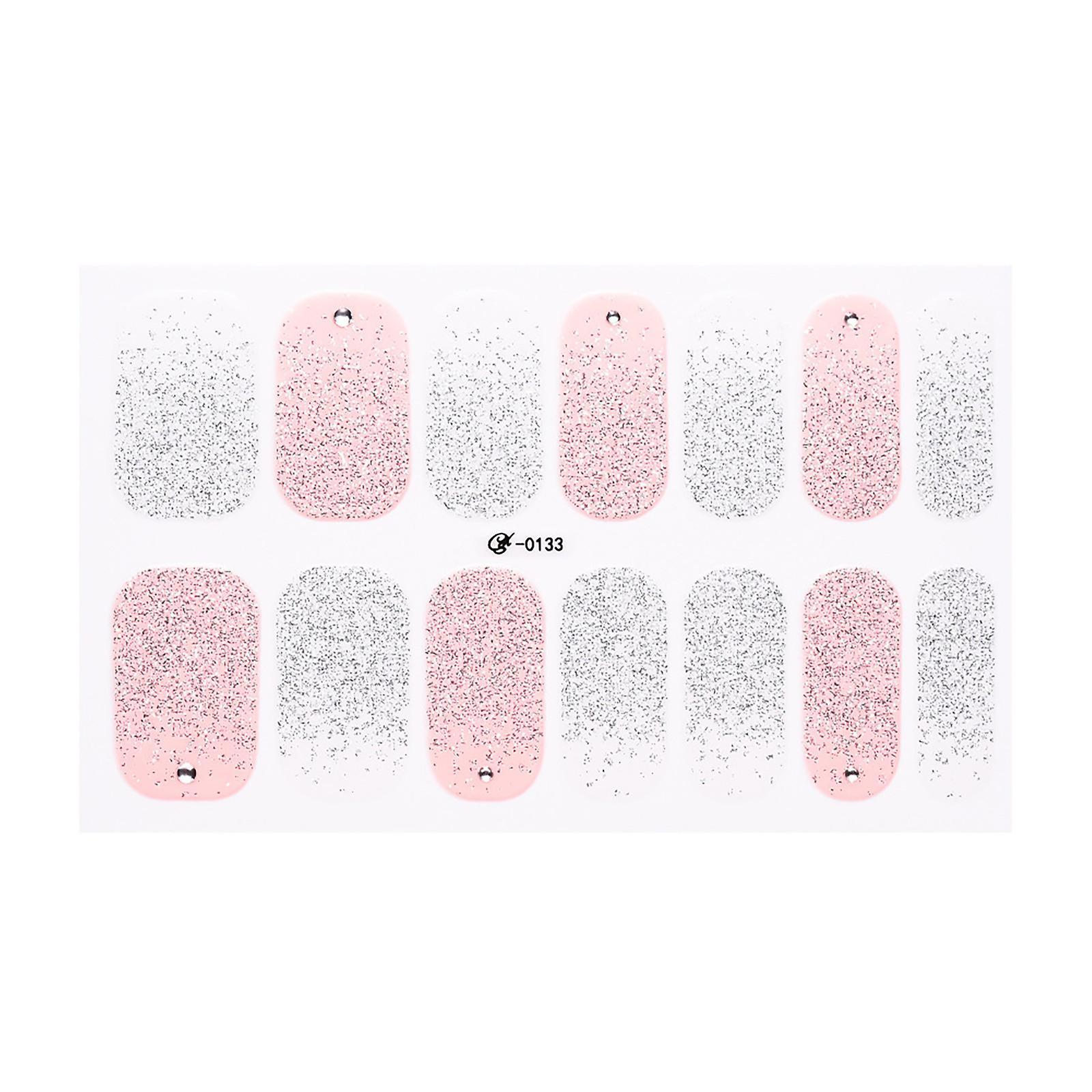 Foto 2 pulgar | Adhesivo Para Uñas Huoguo  Película De Esmalte De Uñas Impermeable  12 X 8 Cm - Venta Internacional.