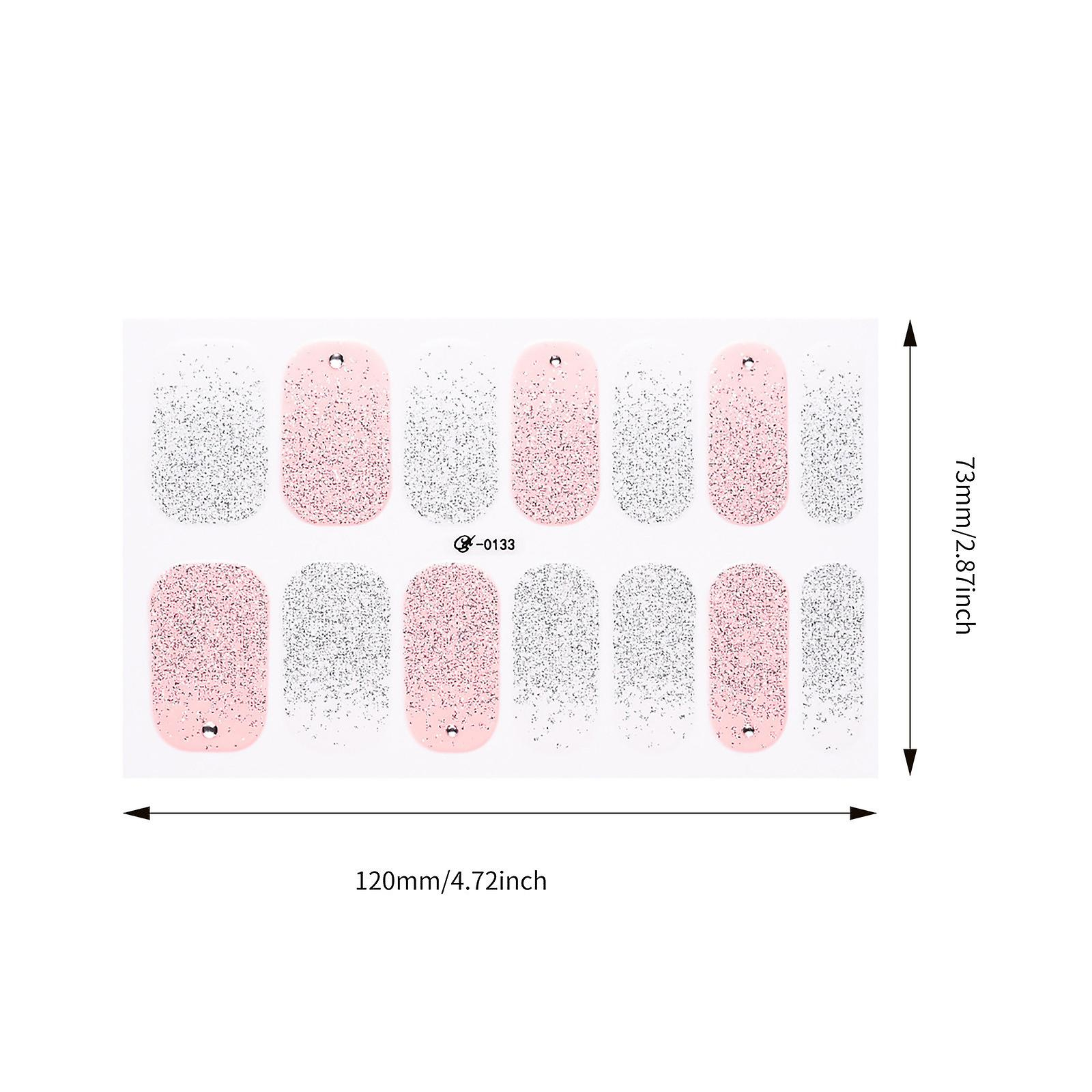 Foto 4 pulgar | Adhesivo Para Uñas Huoguo  Película De Esmalte De Uñas Impermeable  12 X 8 Cm - Venta Internacional.