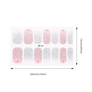 Foto 3 | Adhesivo Para Uñas Huoguo Película De Esmalte De Uñas Impermeable 12 X 8 Cm - Venta Internacional.