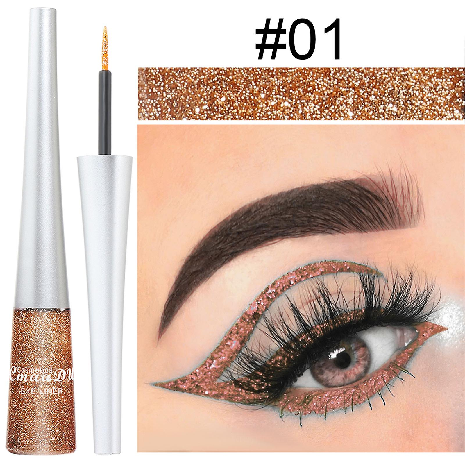 Foto 2 | Delineador De Ojos Con Purpurina Líquida  5 Ml  16 Colores  Holográfico  Huoguo - Venta Internacional.