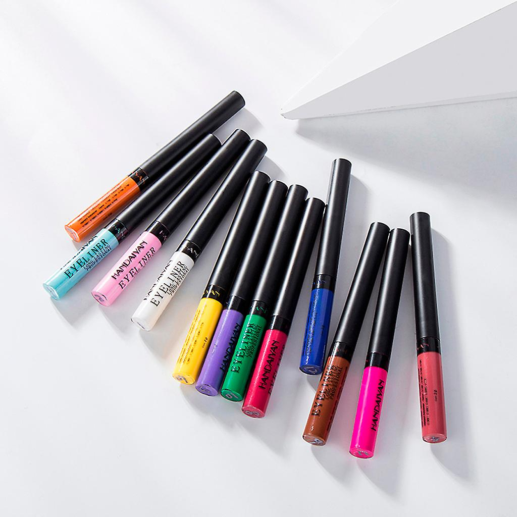 Foto 6 pulgar | Set De Delineador Y Sombra De Ojos Con Purpurina Líquida Huoguo 80 Ml X12 - Venta Internacional.