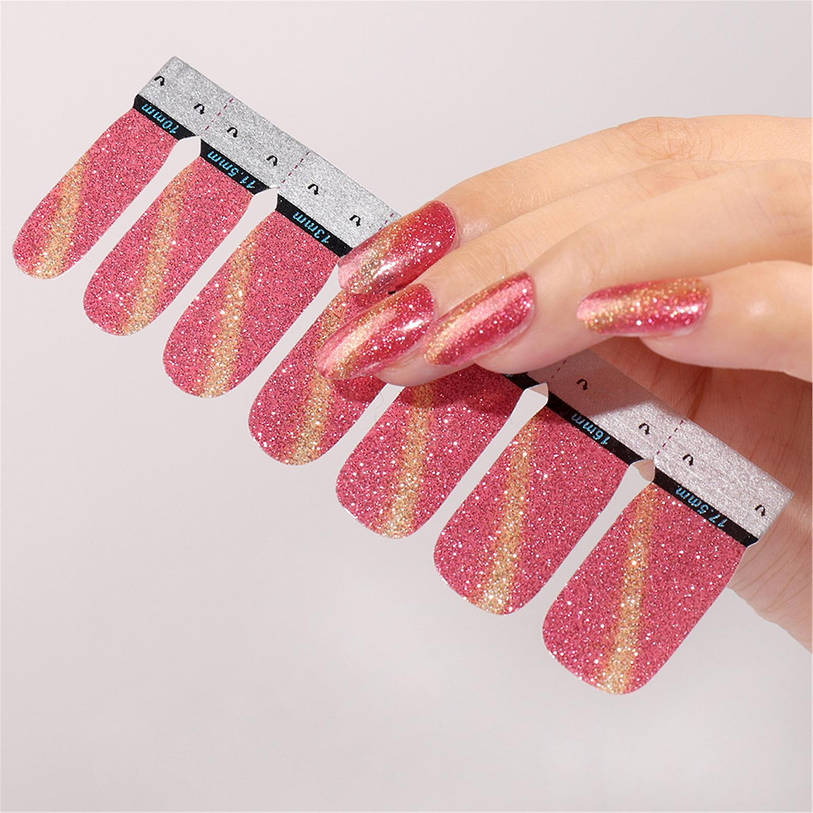 Foto 2 | Tiras De Esmalte De Uñas  Pegatinas  Tapa Completa | Huoguo - Venta Internacional.