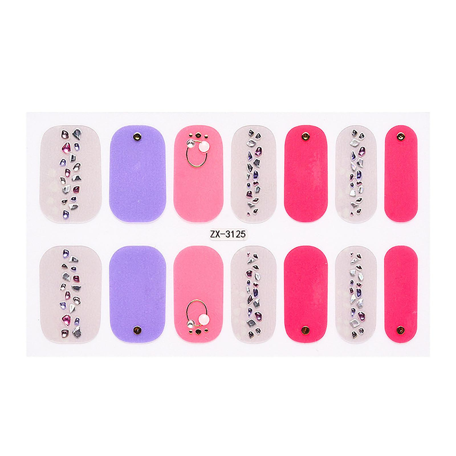 Foto 1 | Adhesivo Para Uñas Huoguo  Película De Esmalte De Uñas Impermeable  12 X 8 Cm - Venta Internacional.