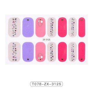 Foto 2 | Adhesivo Para Uñas Huoguo Película De Esmalte De Uñas Impermeable 12 X 8 Cm - Venta Internacional.