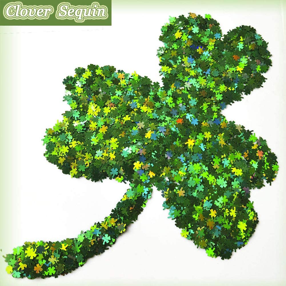 Foto 4 pulgar | Set De Decoración De Uñas Con Lentejuelas De Trébol Para El Día De San Patricio  6 Unidades - Venta Internacional.