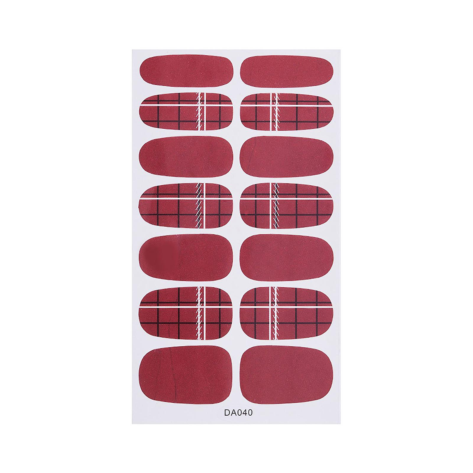 Foto 1 | Adhesivo Para Uñas Huoguo  Película De Esmalte De Uñas Impermeable  12 X 7 Cm - Venta Internacional.