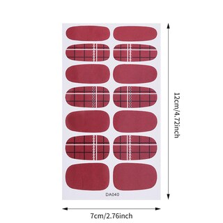 Foto 3 | Adhesivo Para Uñas Huoguo Película De Esmalte De Uñas Impermeable 12 X 7 Cm - Venta Internacional.