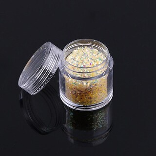 Foto 1 | Purpurina Para Uñas En Polvo Huoguo Gold Silver 10 G/caja - Venta Internacional.