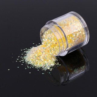 Foto 3 | Purpurina Para Uñas En Polvo Huoguo Gold Silver 10 G/caja - Venta Internacional.
