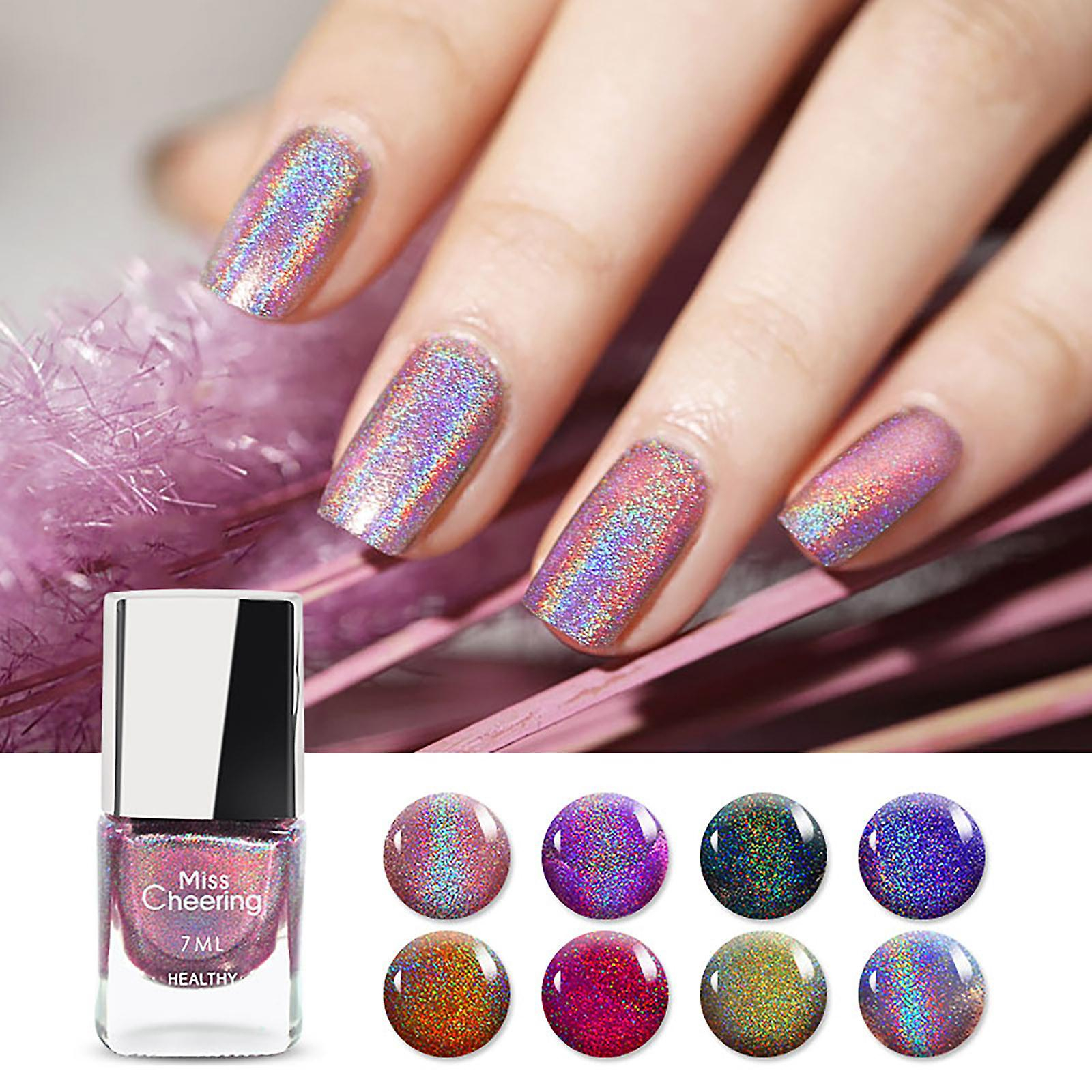 Foto 3 pulgar | Esmalte De Uñas Huoguo Diamond Glitter Sequins Gel 7 Ml - Venta Internacional.