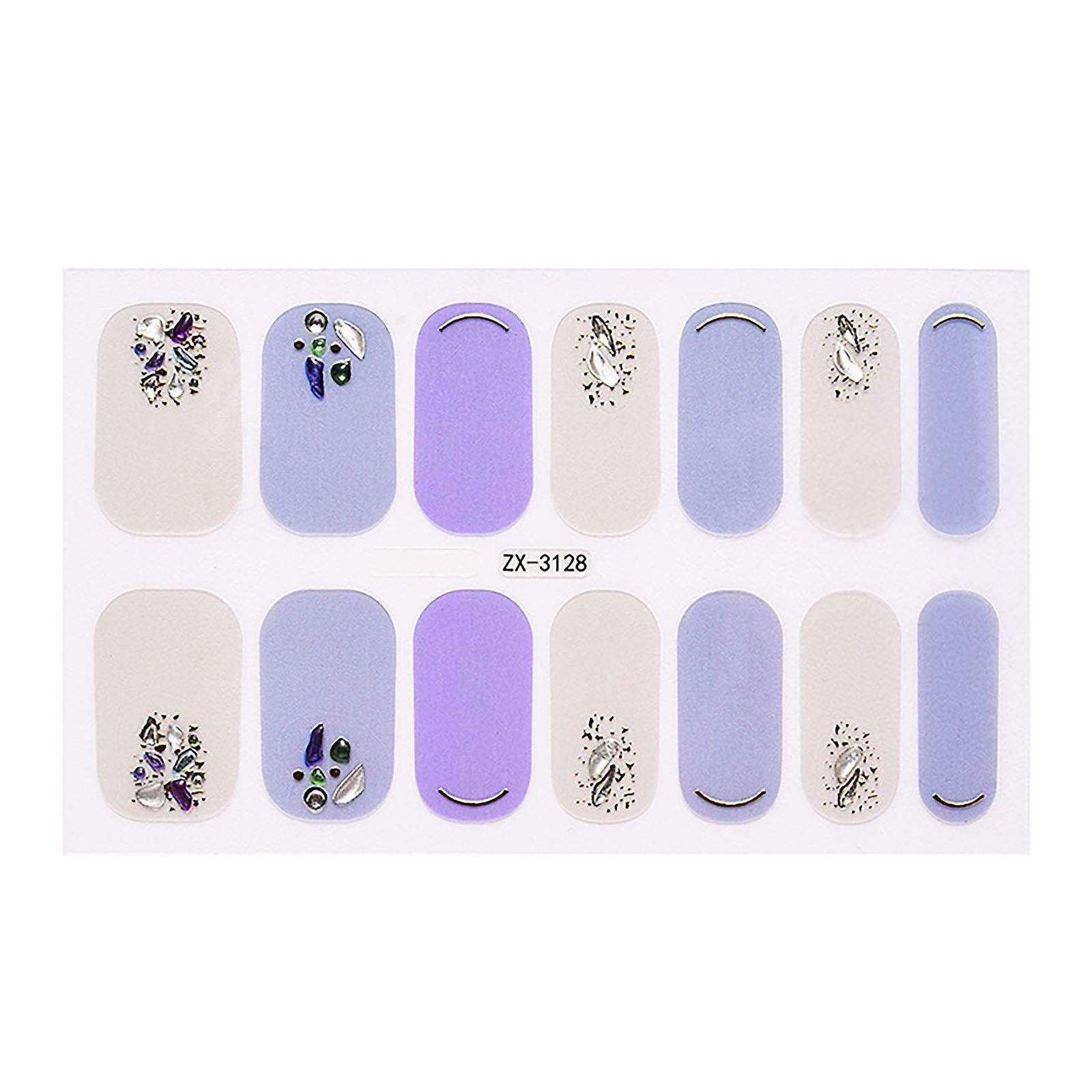 Foto 2 pulgar | Adhesivo Para Uñas Huoguo  Película De Esmalte De Uñas Impermeable  12 X 8 Cm - Venta Internacional.