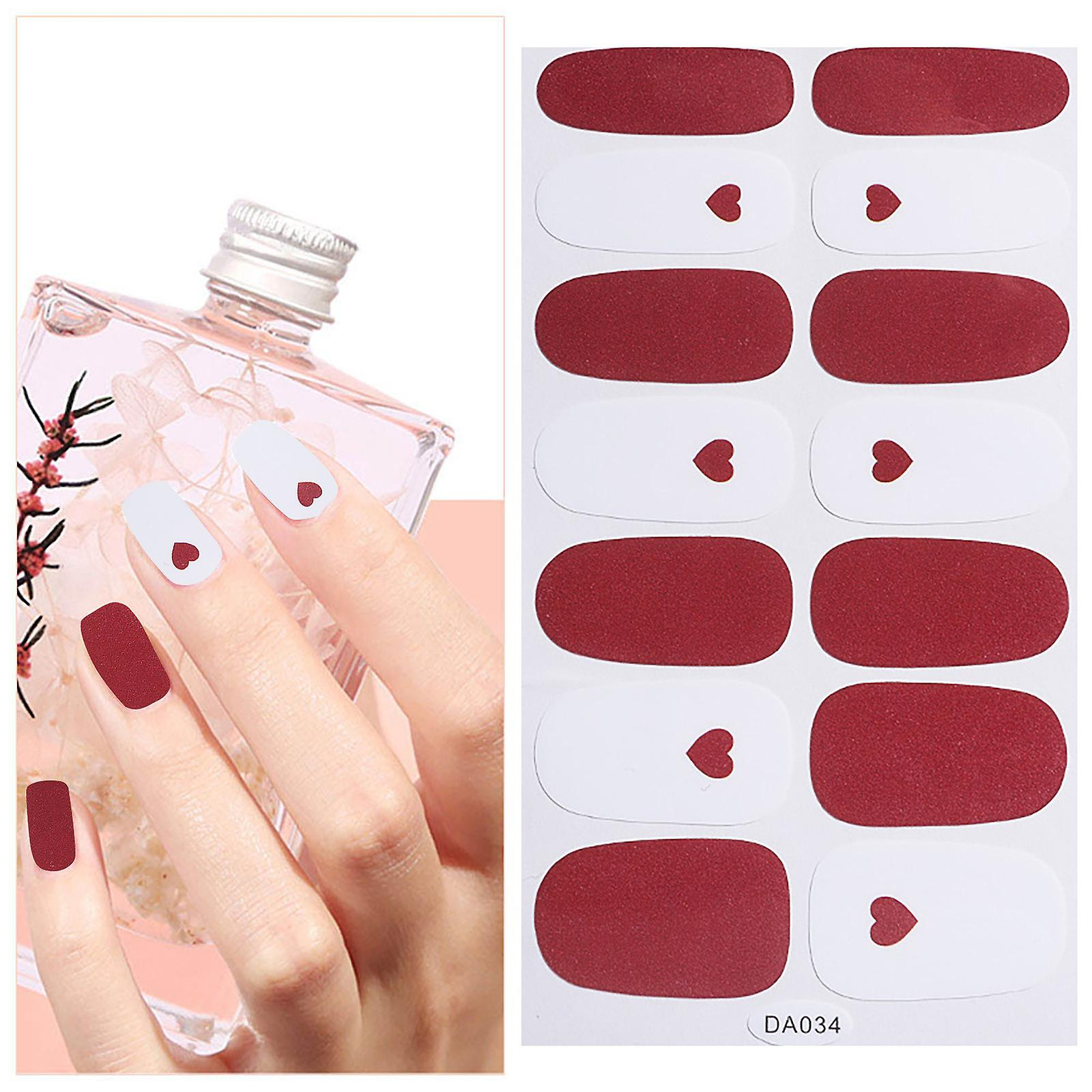 Foto 3 pulgar | Adhesivo Para Uñas Huoguo  Película De Esmalte De Uñas Impermeable  12 X 7 Cm - Venta Internacional.