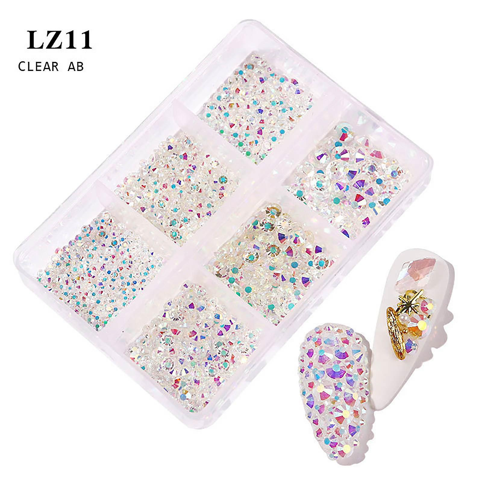 Foto 3 pulgar | Joyería De Uñas Huoguo Champagne 6 Con Diamante Para Uñas - Venta Internacional.