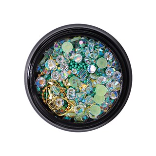 Foto 1 | Set De Accesorios Para Decoración De Uñas Piedras De Cristal Mixto Perlas Y Bolas De Acero - Venta Internacional.