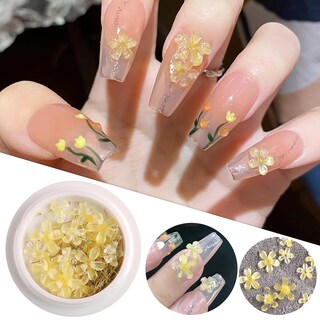 Foto 5 | Adhesivo Para Uñas Huoguo Sweet Yellow Ice Flower 9 6 G - Venta Internacional.