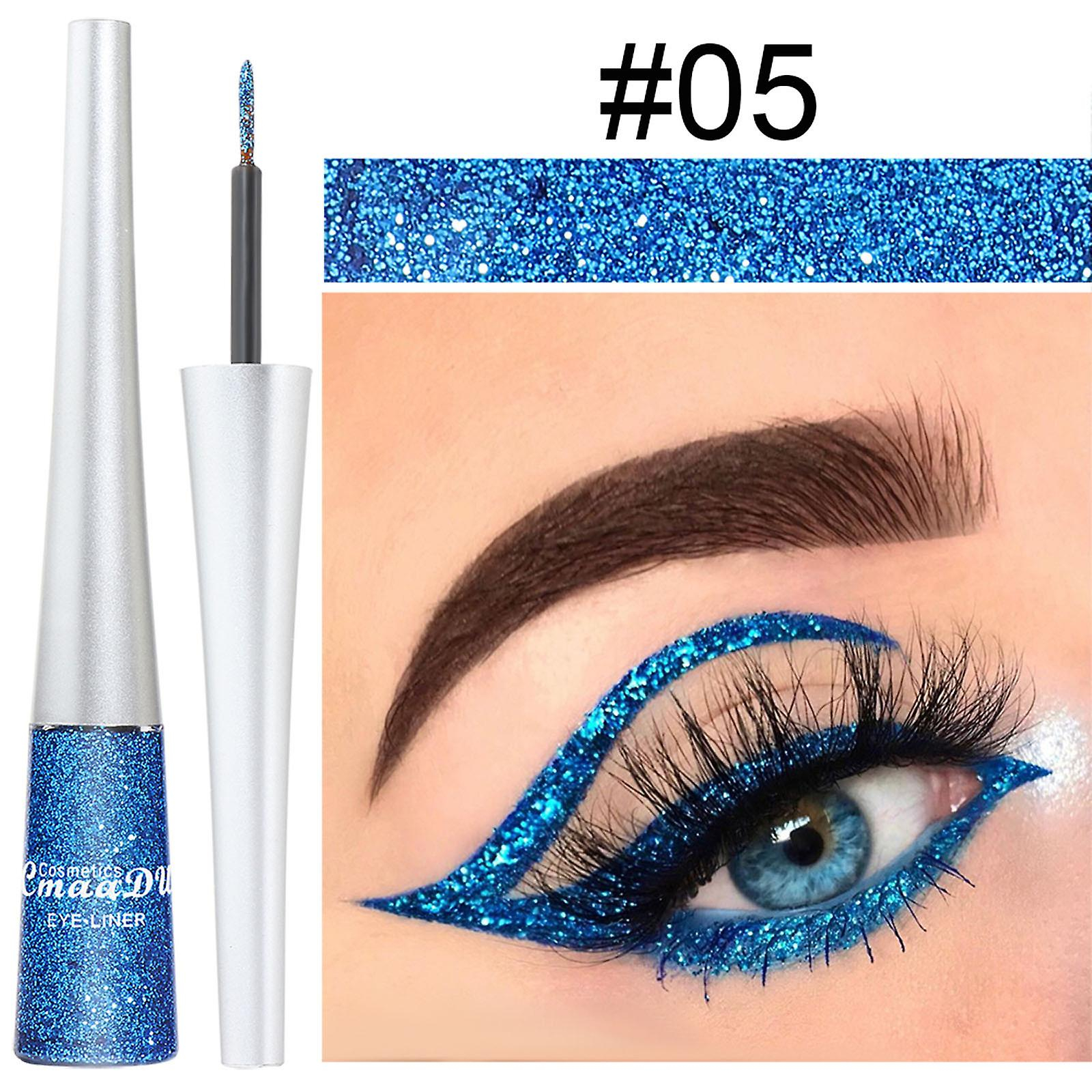 Foto 2 | Delineador De Ojos Con Purpurina Líquida  5 Ml  16 Colores  Holográfico  Huoguo - Venta Internacional.