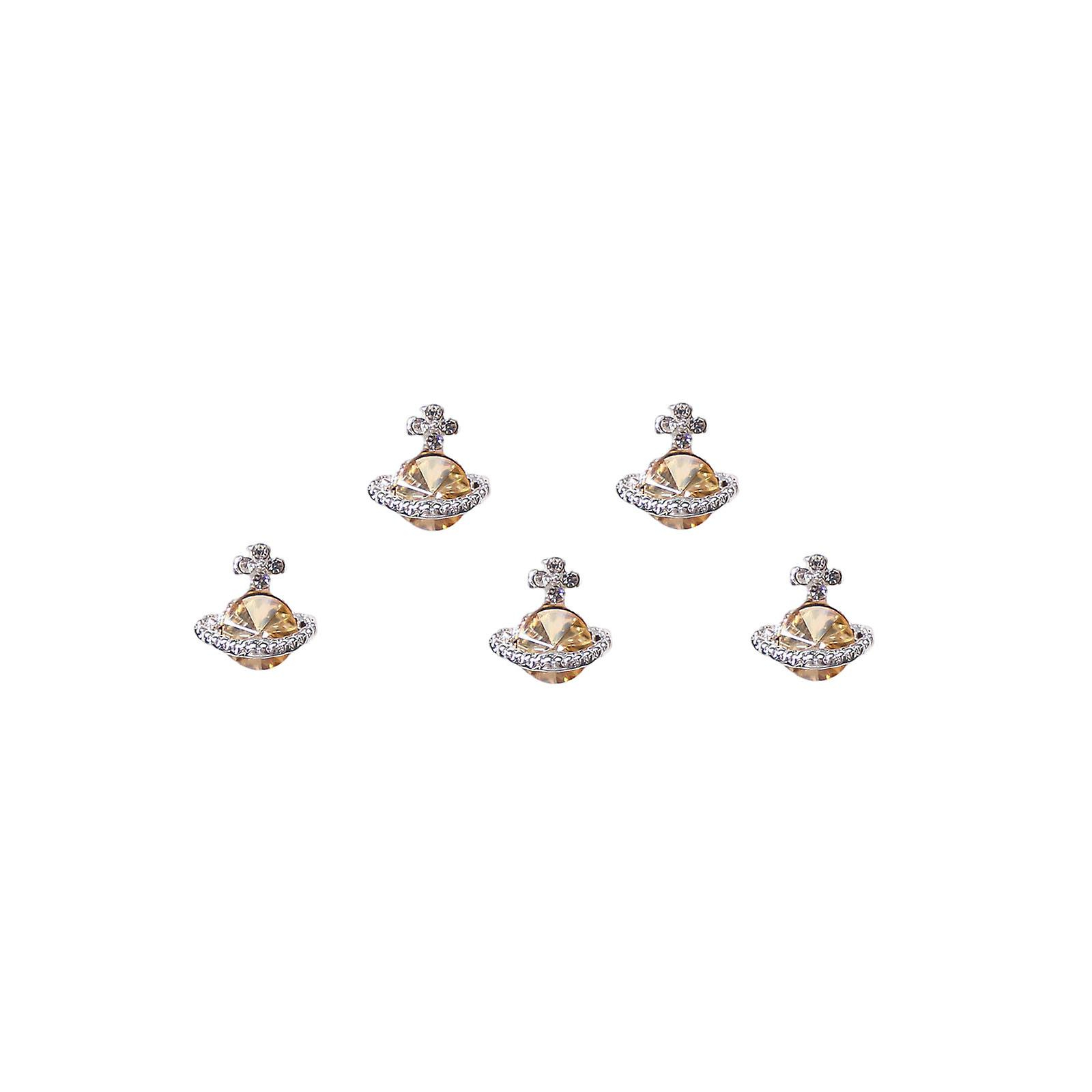 Foto 2 pulgar | Set De Joyas Para Uñas Alloy Planet Shiny Multicolor Con Diamo - Venta Internacional.