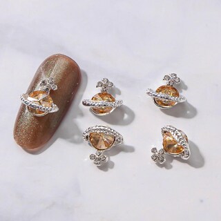 Foto 2 | Set De Joyas Para Uñas Alloy Planet Shiny Multicolor Con Diamo - Venta Internacional.