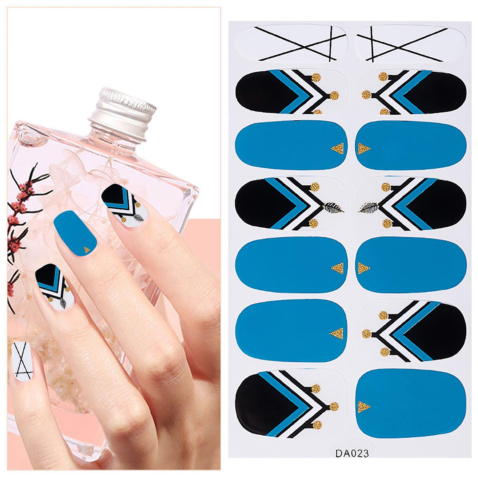 Foto 2 | Adhesivo Para Uñas Huoguo  Película De Esmalte De Uñas Impermeable  12 X 7 Cm - Venta Internacional.