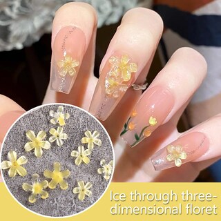 Foto 2 | Adhesivo Para Uñas Huoguo Sweet Yellow Ice Flower 9 6 G - Venta Internacional.