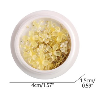 Foto 3 | Adhesivo Para Uñas Huoguo Sweet Yellow Ice Flower 9 6 G - Venta Internacional.