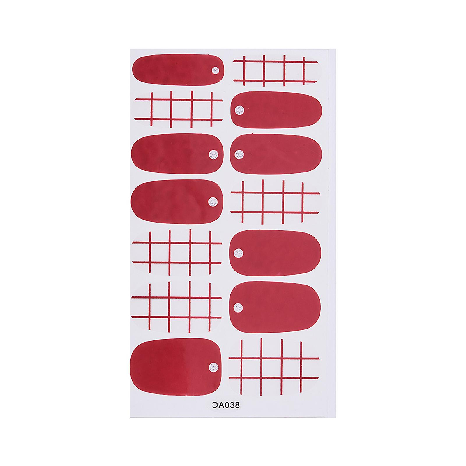 Foto 2 pulgar | Adhesivo Para Uñas Huoguo  Película De Esmalte De Uñas Impermeable  12 X 7 Cm - Venta Internacional.