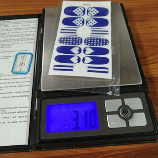 Foto 4 | Adhesivo Para Uñas Huoguo Película De Esmalte De Uñas Impermeable 12 X 7 Cm - Venta Internacional.