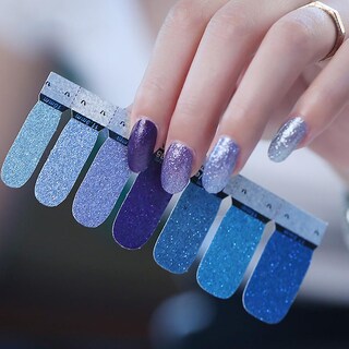 Foto 2 | Adhesivos Para Uñas Huoguo Beauty Glitter Powder Tapa Completa 2 Unidades - Venta Internacional.