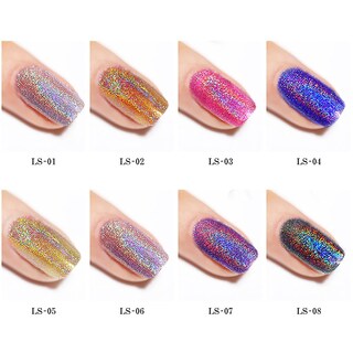 Foto 4 | Esmalte De Uñas Huoguo Diamond Glitter Sequins Gel 7 Ml - Venta Internacional.