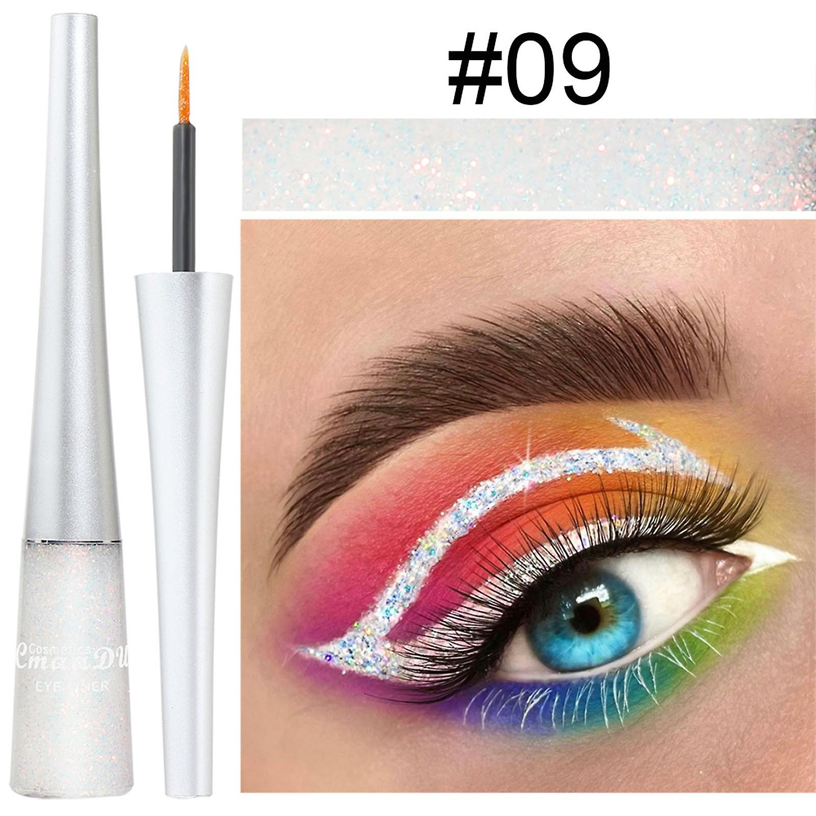 Foto 2 | Delineador De Ojos Con Purpurina Líquida  5 Ml  16 Colores  Holográfico  Huoguo - Venta Internacional.