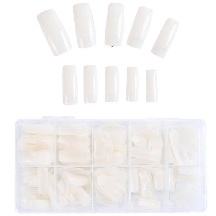 Foto 1 | False Nails Huoguo  500 Unidades  Piezas De Uñas Blancas/naturales/transparentes - Venta Internacional.