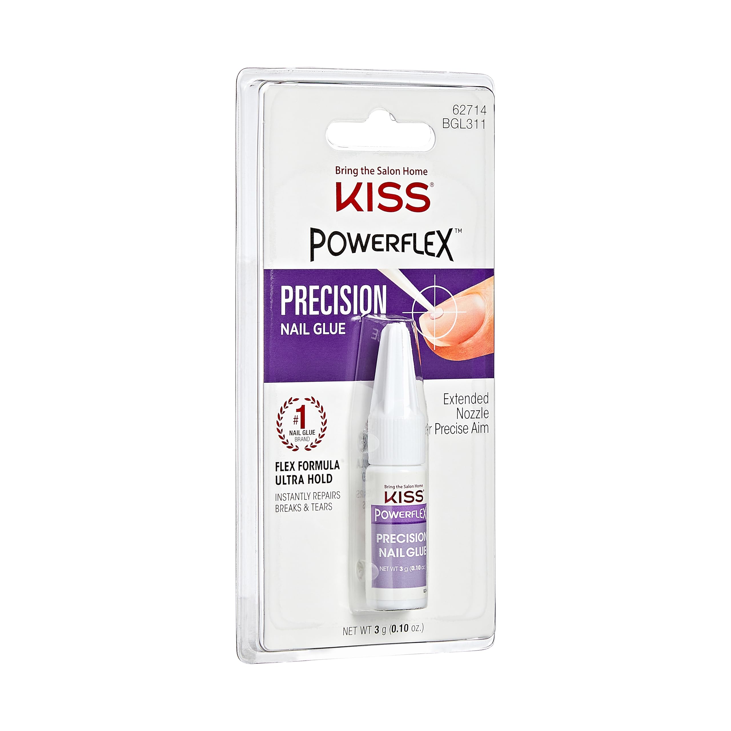 Foto 2 | Pegamento Para Uñas Kiss Powerflex Precision Fast Drying 3g - Venta Internacional.