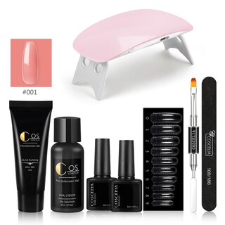 Foto 2 | Set De Gel Para Uñas Coscelia Poly Gel Con Lámpara De 15/30 Ml De Duración - Venta Internacional.