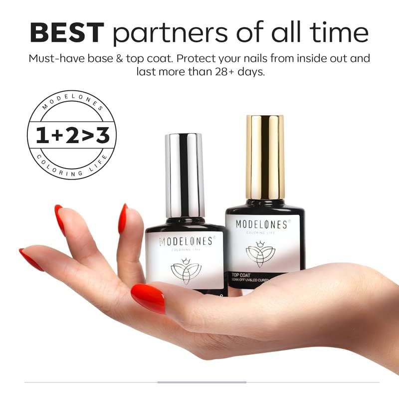 Foto 7 | Kit De Gel Para Uñas Modelones Builder Nail Gel, 3 Unidades Con Capa Base Superior - Venta Internacional.