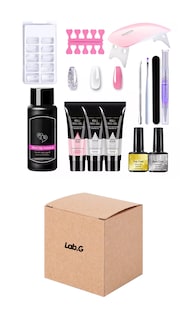 Foto 1 | Kit Para Uñas Polygel, Tips Y Lampara Led Geles 01