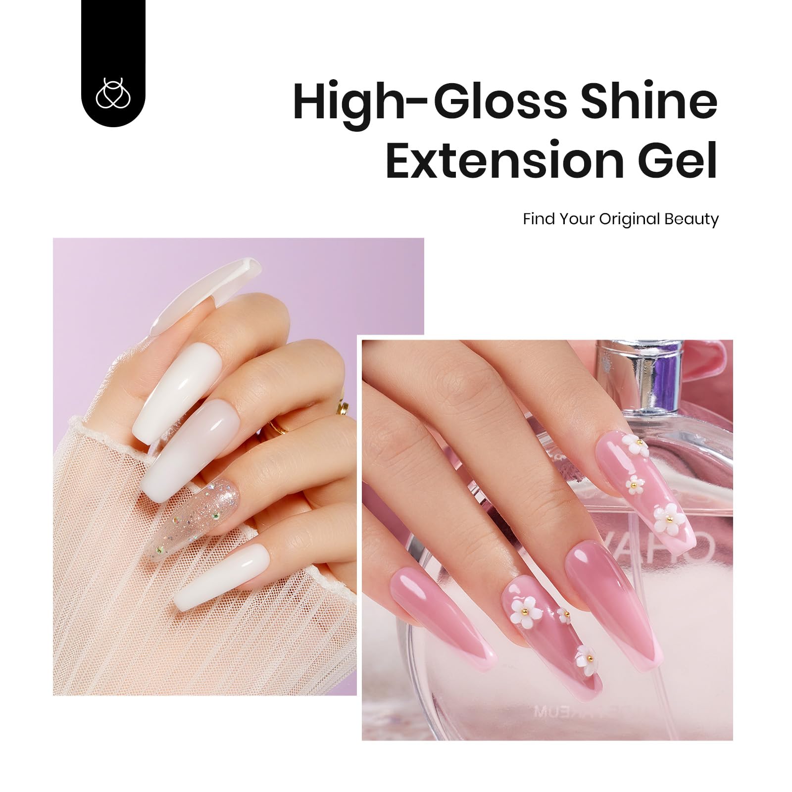 Foto 2 | Kit De Gel Para Uñas Beetles Poly, Lámpara Uv De 6 Colores, Todo En Uno - Venta Internacional.