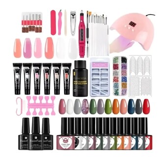 Foto 1 | Kit De Manicure Xtellar Polygel Completo Pulidor Uñas Profesional