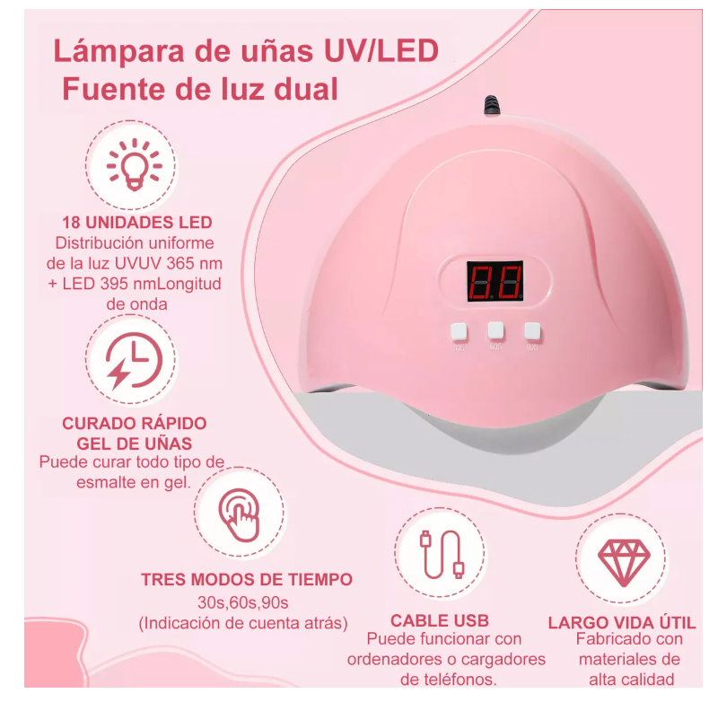 Foto 3 pulgar | Kit De Manicure Xtellar Polygel Completo Pulidor Uñas Profesional
